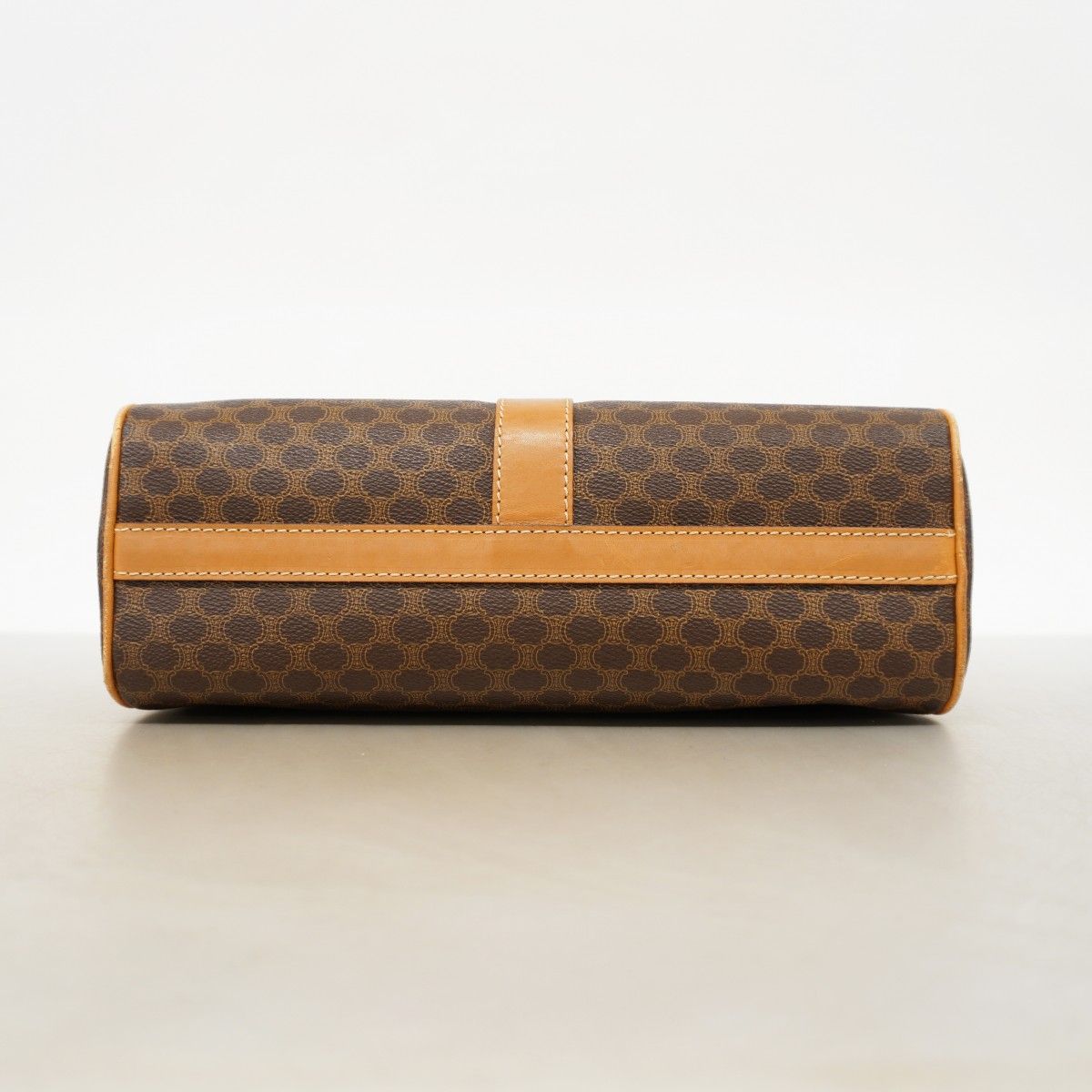 Celine Shoulder Bag Macadam Brown Gold — view 3