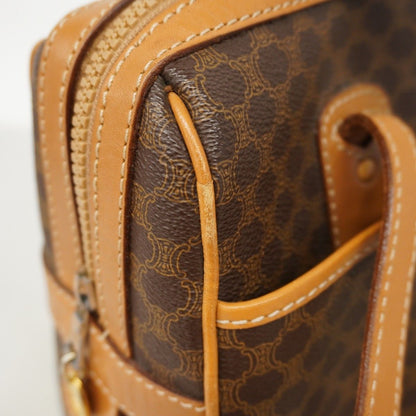 Celine Shoulder Bag Macadam Brown Gold — view 7