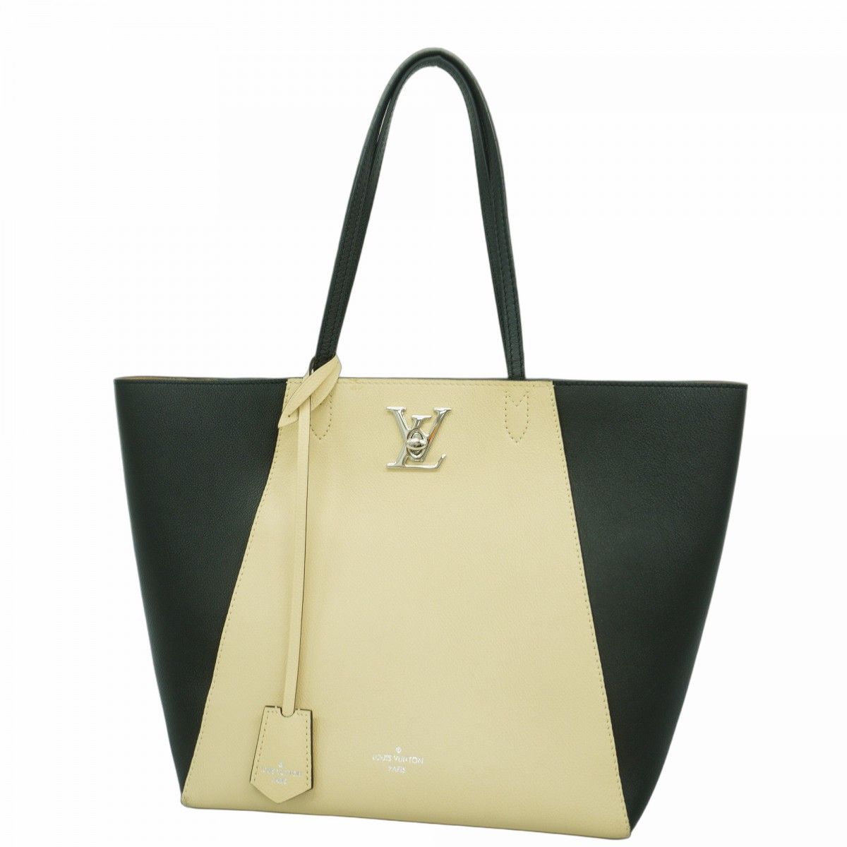 Louis Vuitton Tote Lockme Cover Vanille Noir