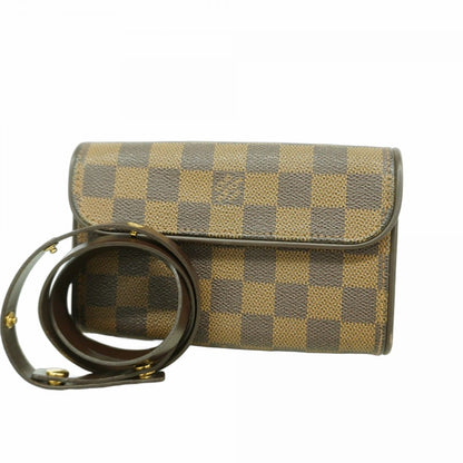 Louis Vuitton Waist Bag Damier Pochette Florentine Ebene