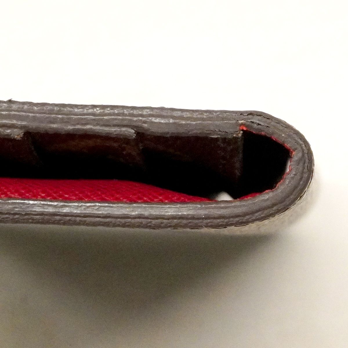 Louis Vuitton Trifold Wallet Monogram Portefeuille Josephine Rouge — view 7
