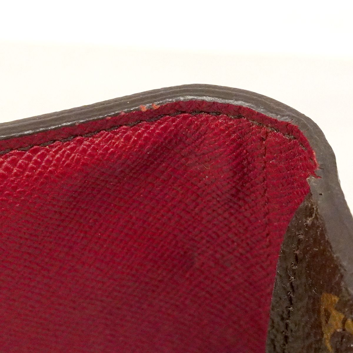 Louis Vuitton Trifold Wallet Monogram Portefeuille Josephine Rouge — view 6