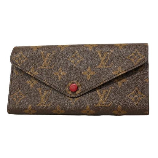 Louis Vuitton Trifold Wallet Monogram Portefeuille Josephine Rouge