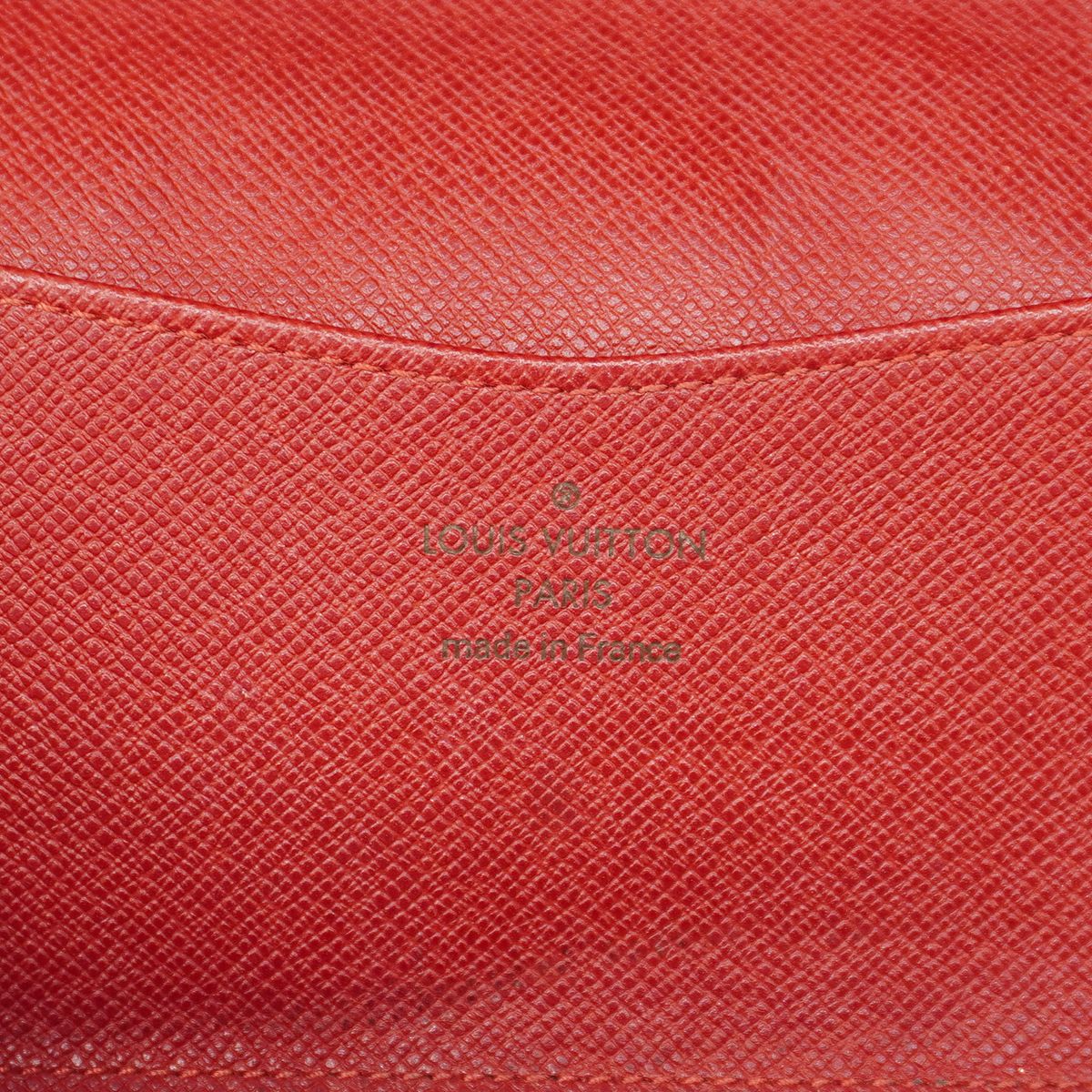Louis Vuitton Trifold Wallet Monogram Portefeuille Josephine Rouge — view 5