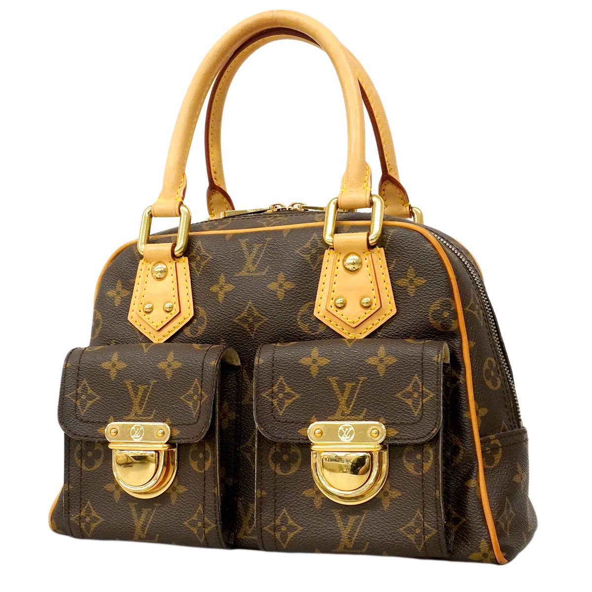 Louis Vuitton Handbag Monogram Manhattan PM Brown