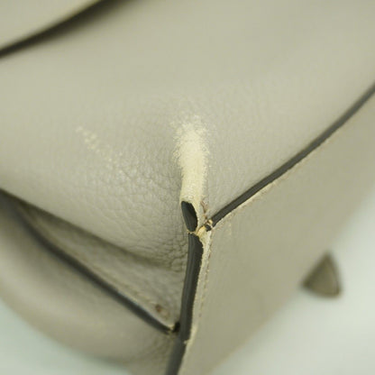 Gucci Handbag Bamboo Daily Leather Gray Silver 2-Way — view 7