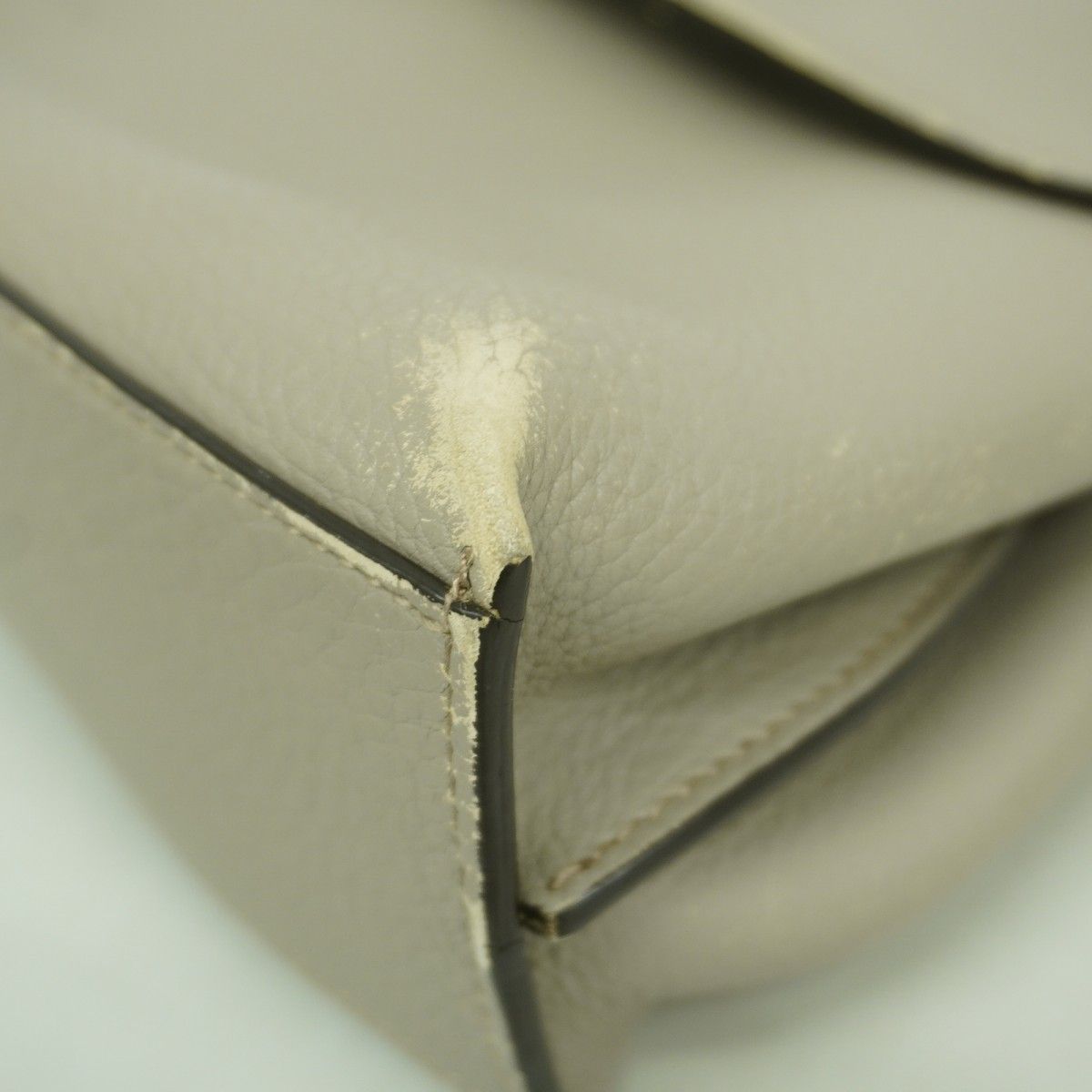 Gucci Handbag Bamboo Daily Leather Gray Silver 2-Way — view 6
