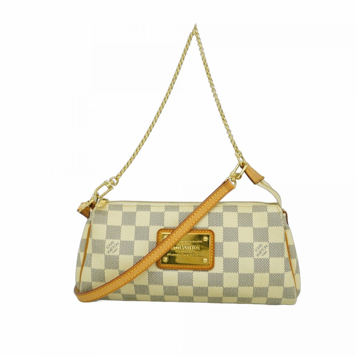 Louis Vuitton Handbag Damier Azur White 2-Way