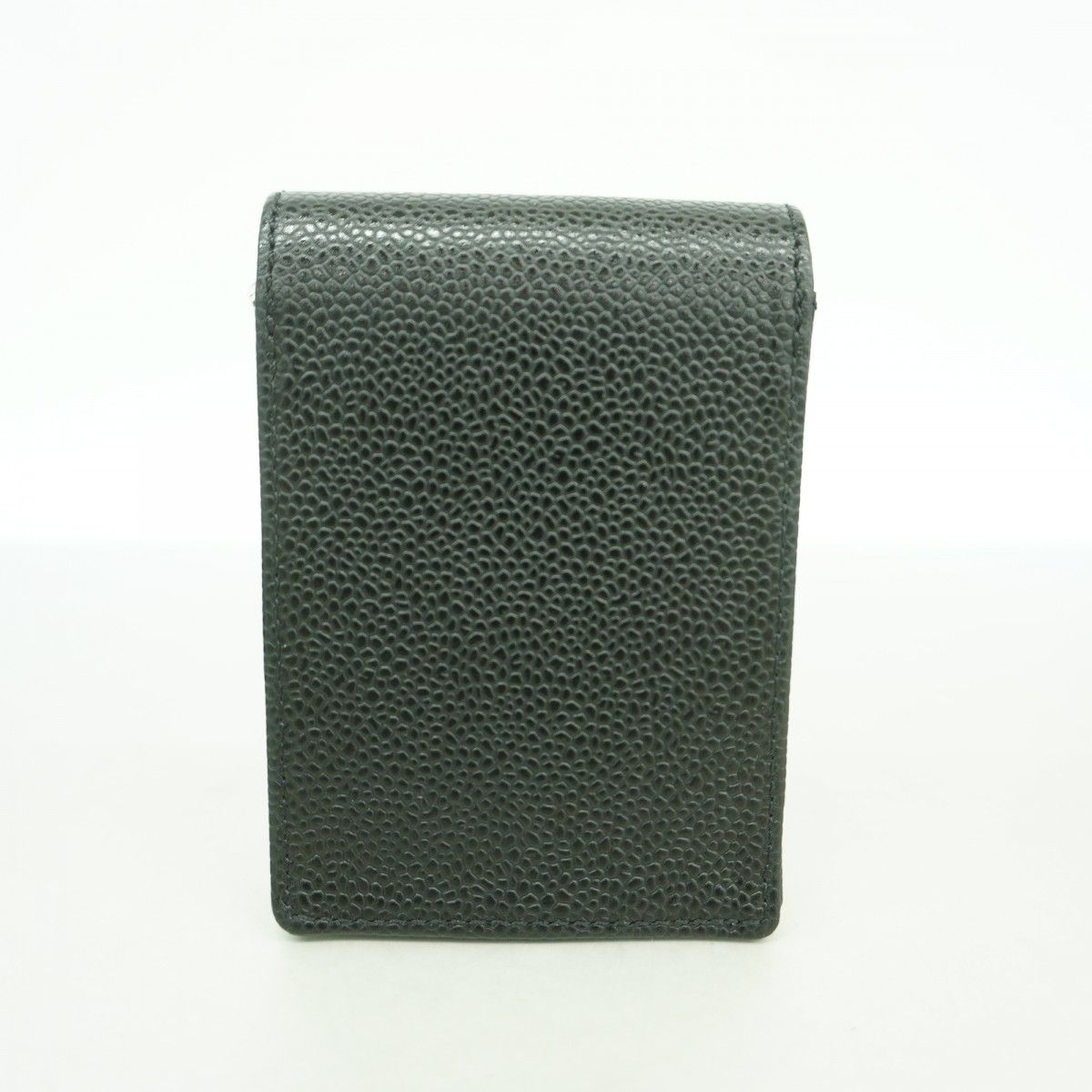 Chanel Cigarette Case Caviar Leather Black Champagne Gold — view 9