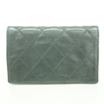 Chanel Coin Case Bicolor Leather Black Gold — view 9