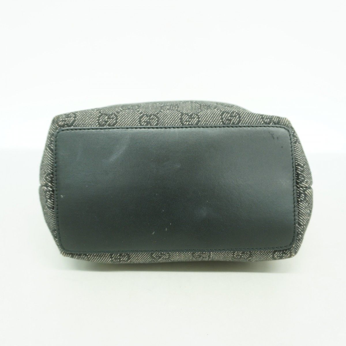 Gucci Tote Denim Gray Black Silver — view 3