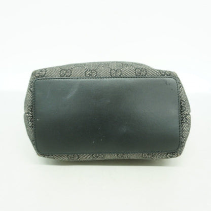 Gucci Tote Denim Gray Black Silver — view 3