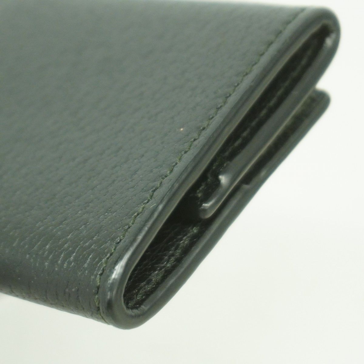 Gucci Coin Case GG Marmont Leather Black Gold — view 5