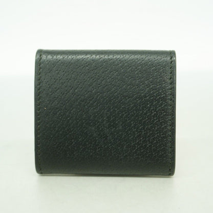 Gucci Coin Case GG Marmont Leather Black Gold — view 8