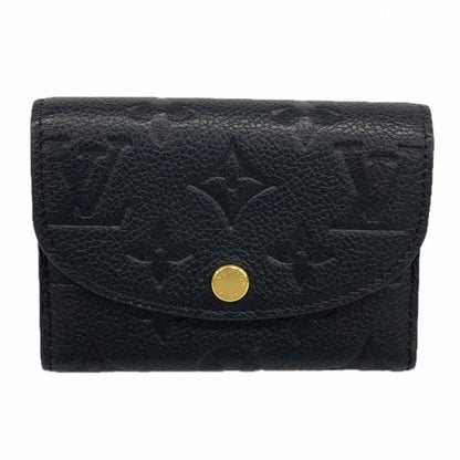 Louis Vuitton Card Case Monogram Empreinte Porte-Monnaie Rosalie Noir