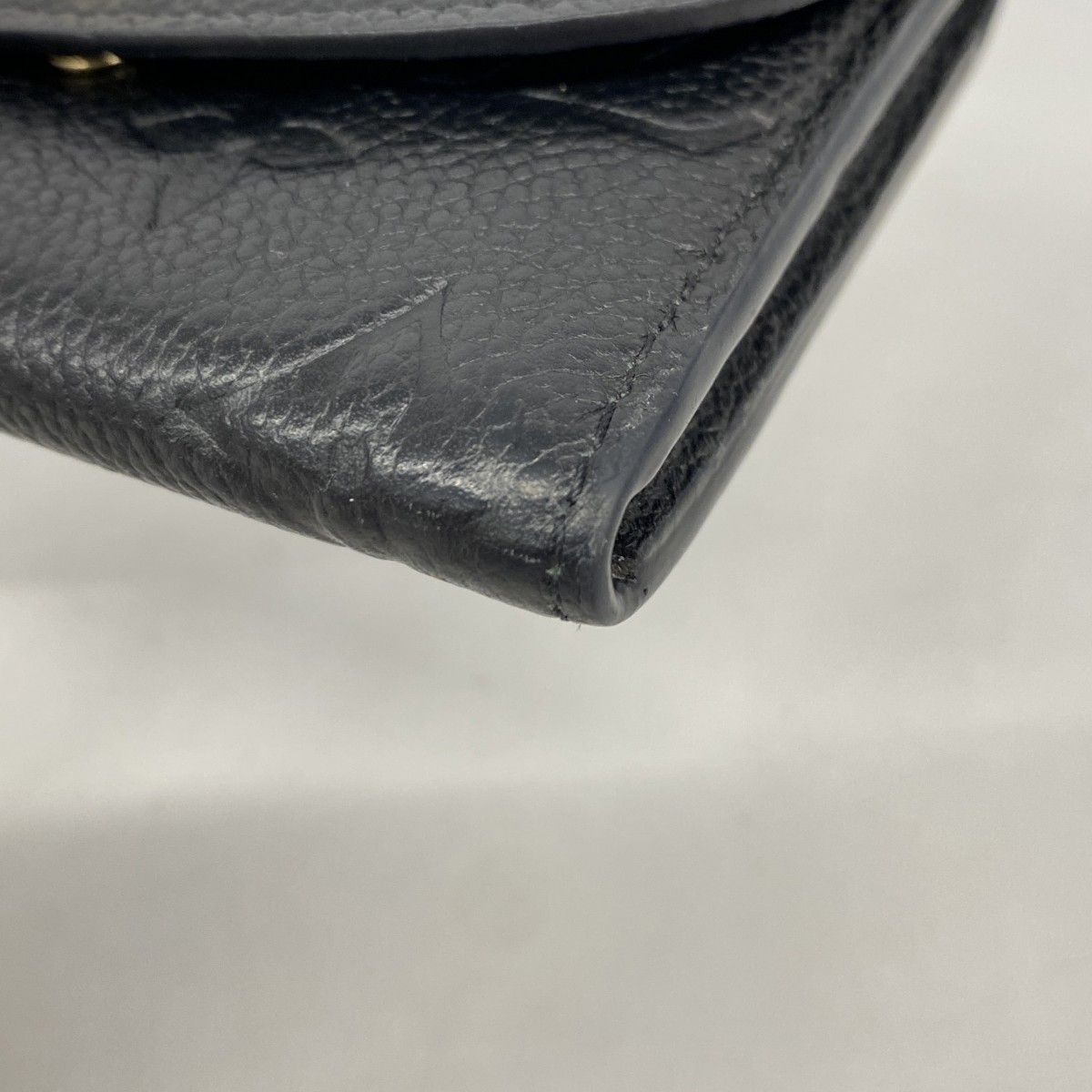 Louis Vuitton Card Case Monogram Empreinte Porte-Monnaie Rosalie Noir — view 5