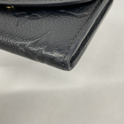 Louis Vuitton Card Case Monogram Empreinte Porte-Monnaie Rosalie Noir — view 5