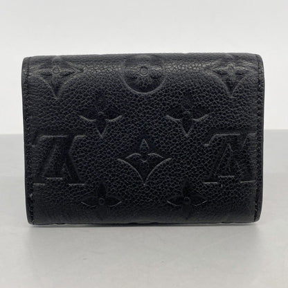 Louis Vuitton Card Case Monogram Empreinte Porte-Monnaie Rosalie Noir — view 8