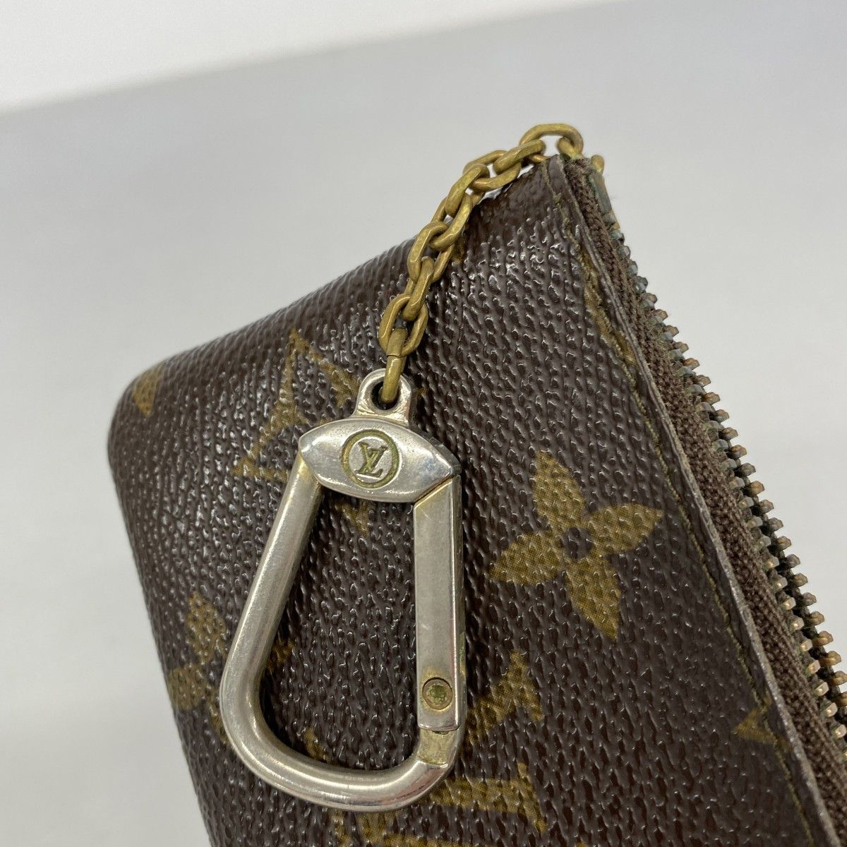 Louis Vuitton Coin Case Monogram Pochette Cles Brown — view 7