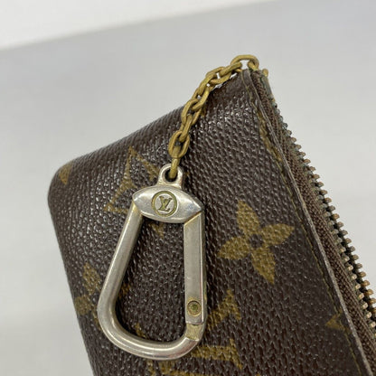 Louis Vuitton Coin Case Monogram Pochette Cles Brown — view 7