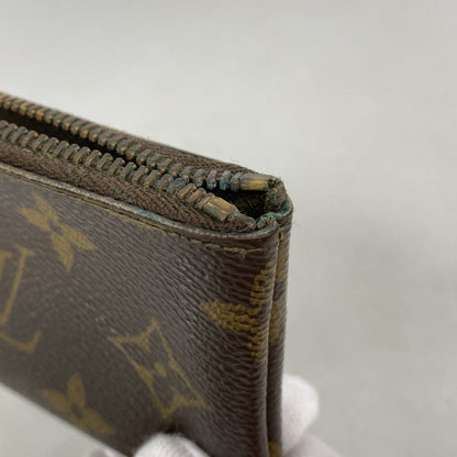 Louis Vuitton Coin Case Monogram Pochette Cles Brown — view 5