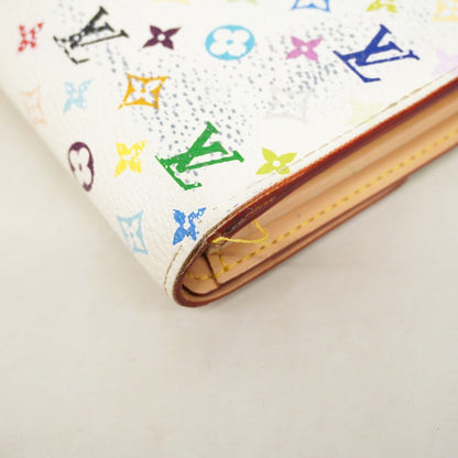 Louis Vuitton Wallet Monogram Multicolor Pochette Porte-Monnaie Cles Blanc — view 5