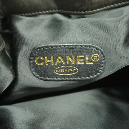 Chanel Shoulder Bag Lambskin Black Gold — view 5