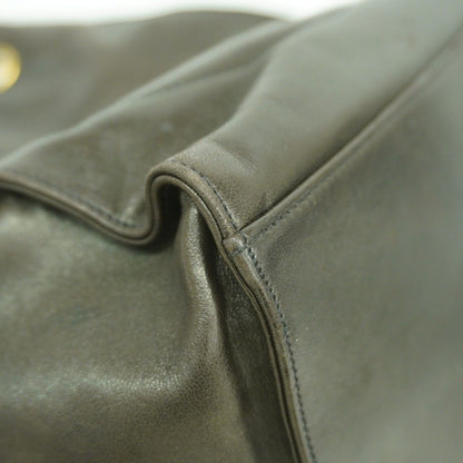 Chanel Shoulder Bag Lambskin Black Gold — view 6