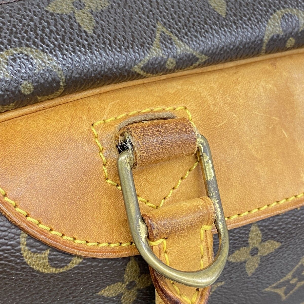 Louis Vuitton Handbag Monogram Deauville Brown — view 9