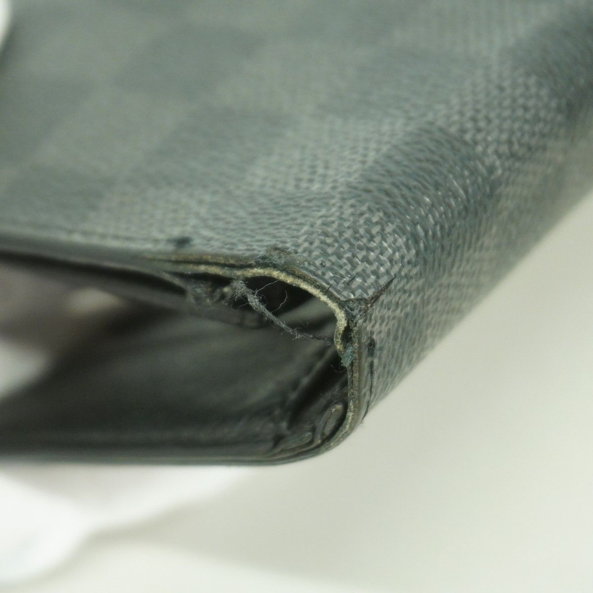 Louis Vuitton Wallet Damier Graphite Portefeuille Brazza Black Gray — view 5