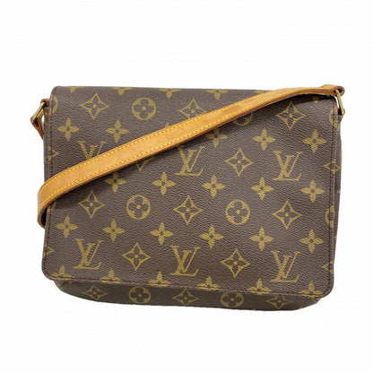 Louis Vuitton Shoulder Bag Monogram Musette Tango Short Strap Brown