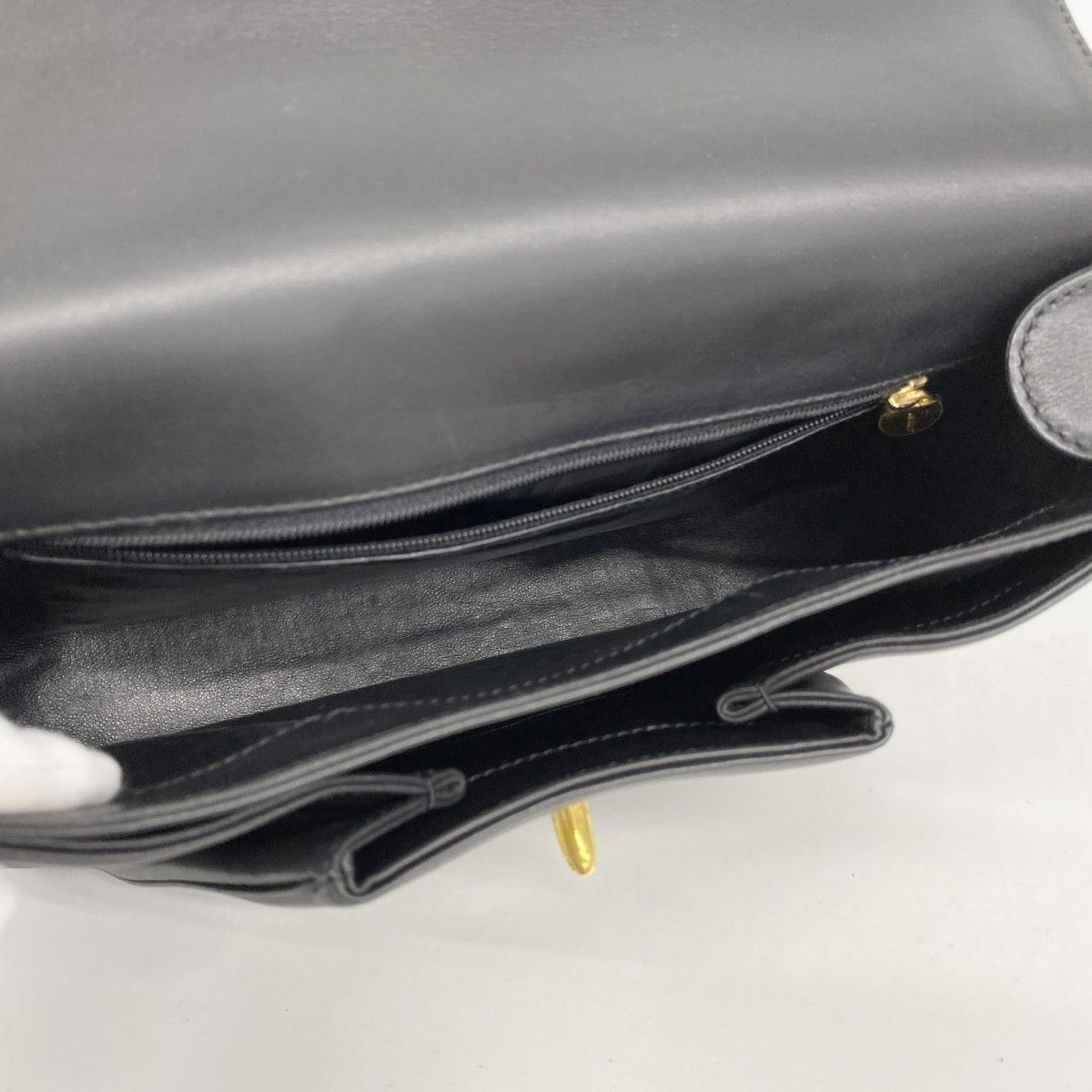 Cartier Shoulder Bag Panthère Leather Black Gold — view 4