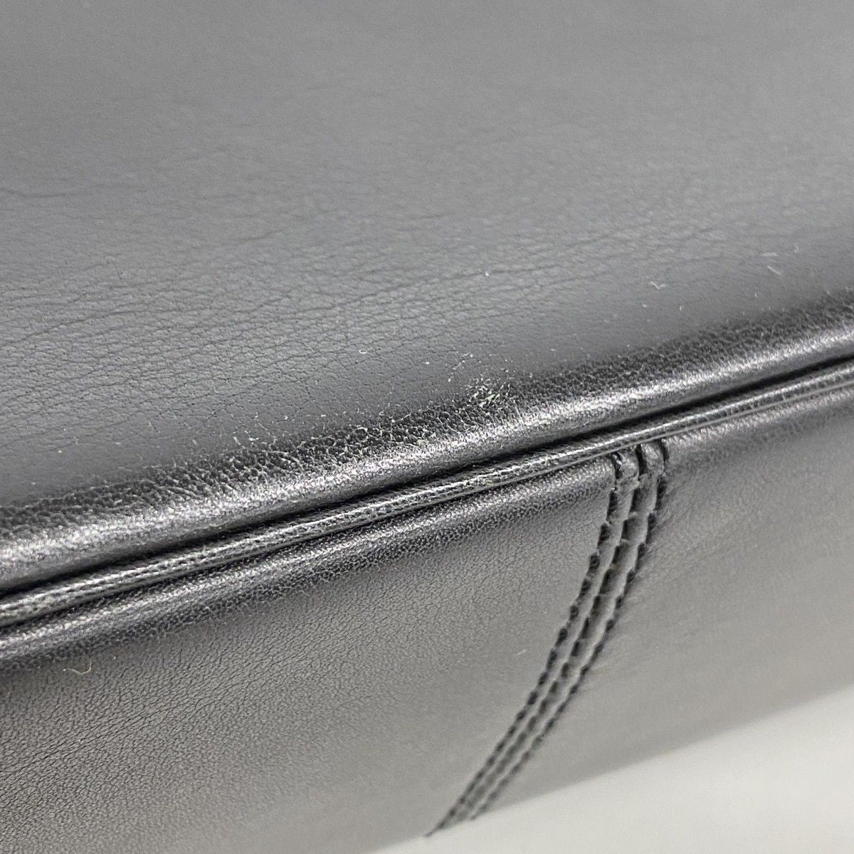 Cartier Shoulder Bag Panthère Leather Black Gold — view 9