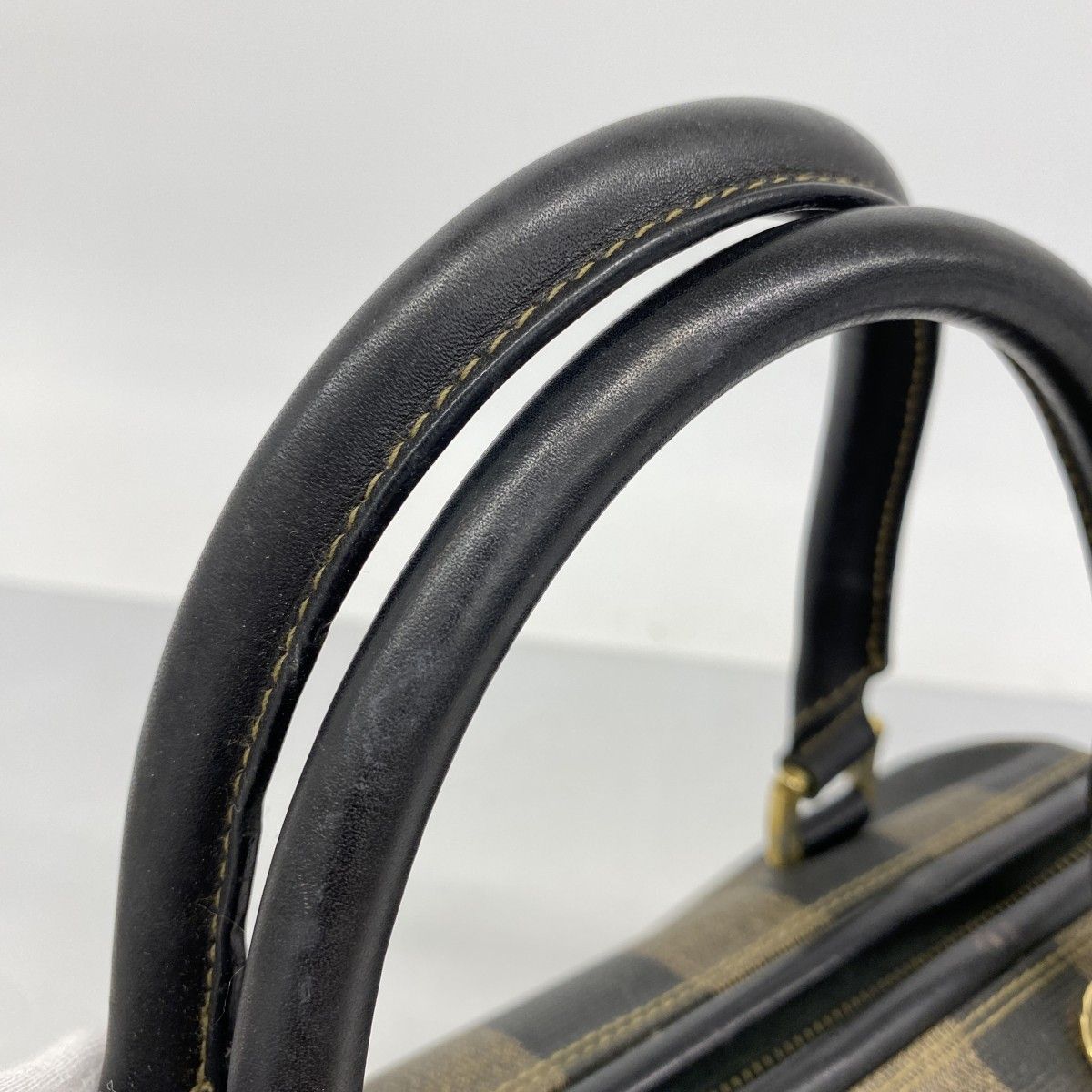 Fendi Handbag Pecan Black Brown Gold — view 9