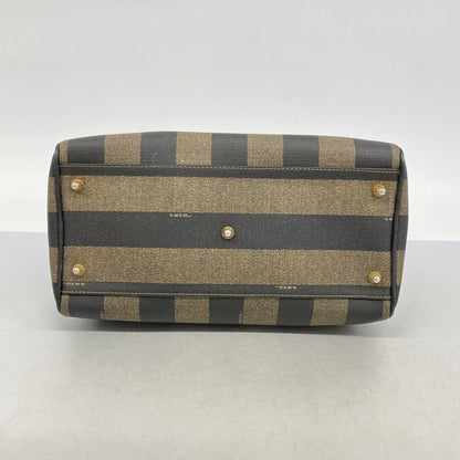 Fendi Handbag Pecan Black Brown Gold — view 3