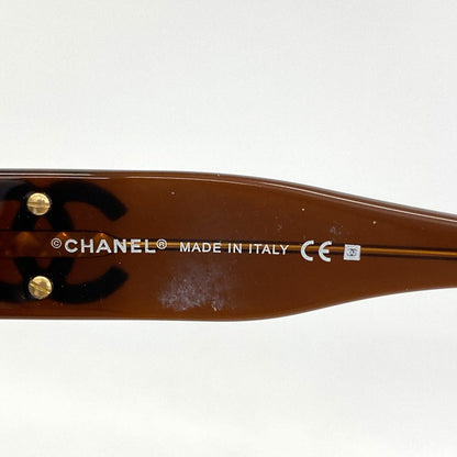 Chanel Sunglasses Acetate Brown Gold Eyewear — view 4