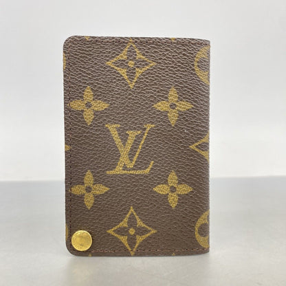 Louis Vuitton Card Case Monogram Holder Cles Depression Brown — view 8