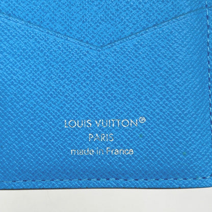 Louis Vuitton Card Case Taigarama Organizer de Poche Blue — view 4