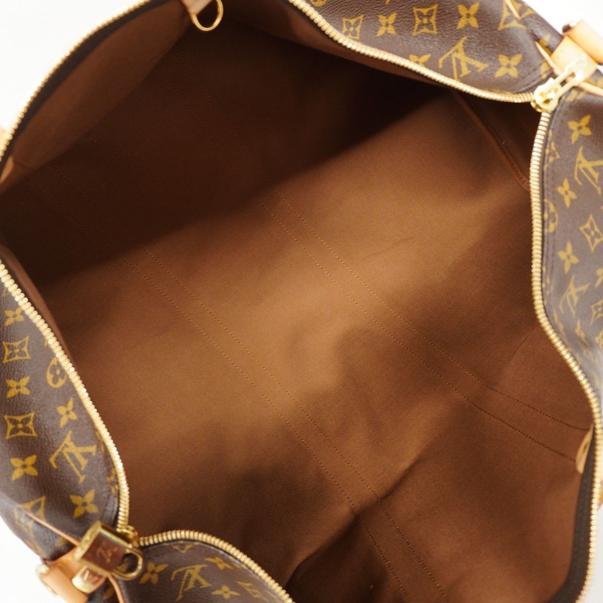 Louis Vuitton Boston Bag Monogram Keepall Bandouliere 55 Brown — view 4