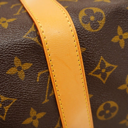 Louis Vuitton Boston Bag Monogram Keepall Bandouliere 55 Brown — view 8