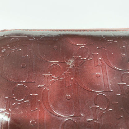 Dior Wallet Enamel Bordeaux Silver — view 7