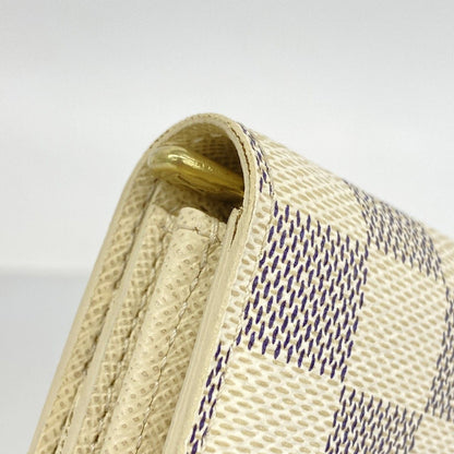 Louis Vuitton Wallet Damier Azur Portefeuille Sarah White — view 6