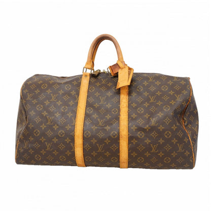 Louis Vuitton Boston Bag Monogram Keepall 55 Brown