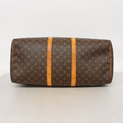 Louis Vuitton Boston Bag Monogram Keepall 55 Brown — view 3