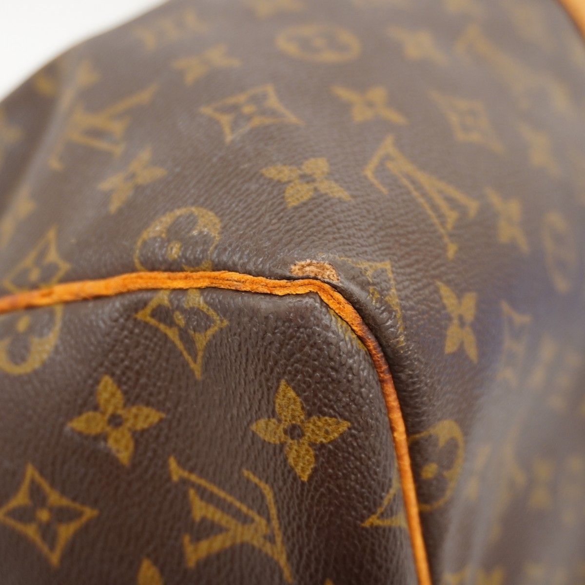 Louis Vuitton Boston Bag Monogram Keepall 55 Brown — view 8