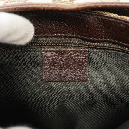 Gucci Waist Bag GG Canvas Brown Silver — view 5