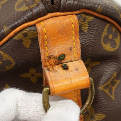 Louis Vuitton Boston Bag Monogram Keepall Bandouliere 50 Brown — view 6