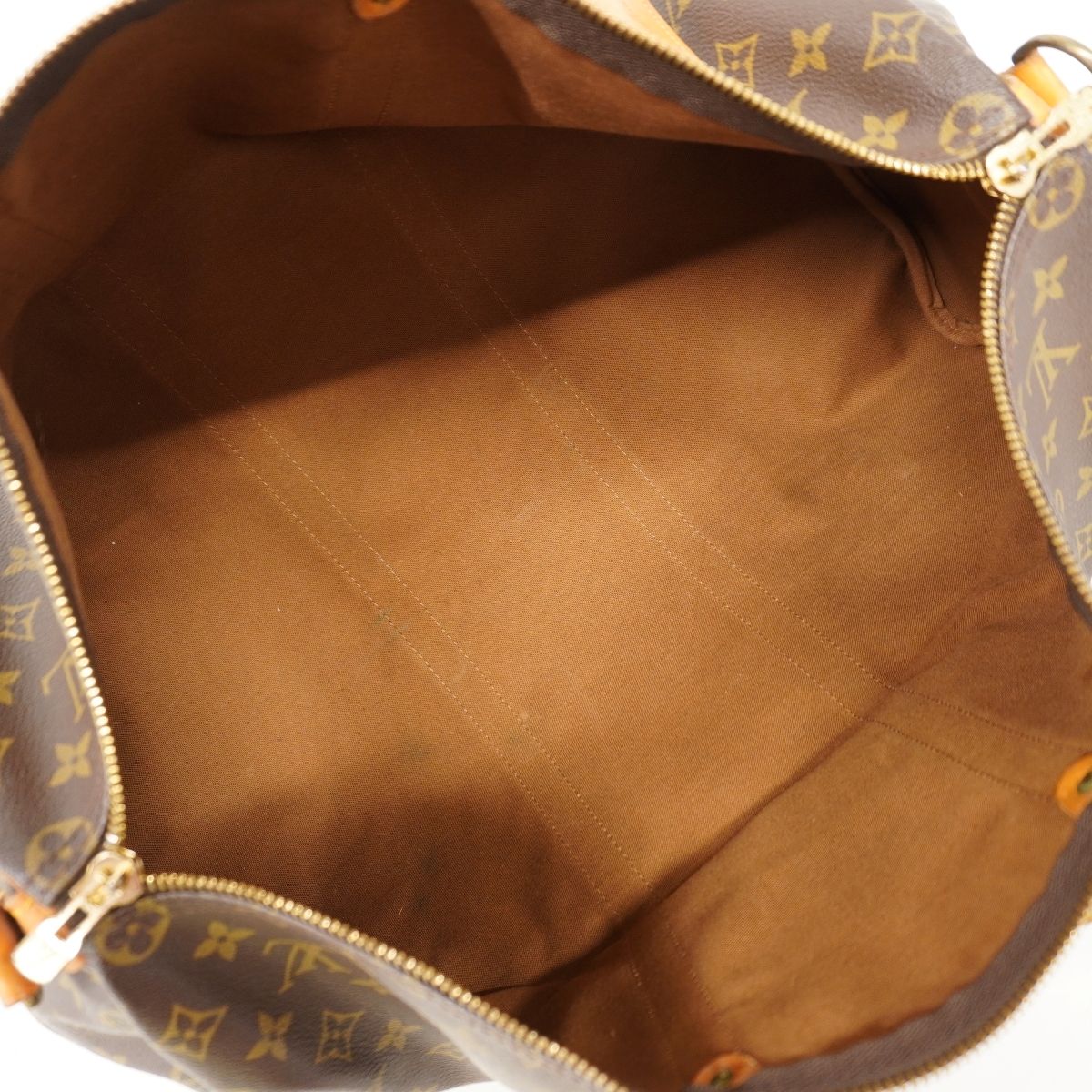 Louis Vuitton Boston Bag Monogram Keepall Bandouliere 50 Brown — view 4