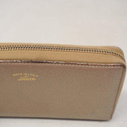 Gucci Wallet Bamb Leather Light Brown Gold — view 6