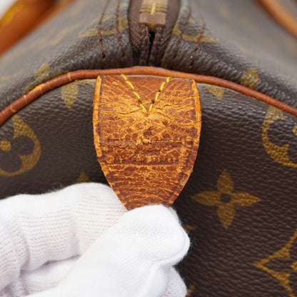 Louis Vuitton Boston Bag Monogram Keepall 50 Brown — view 5